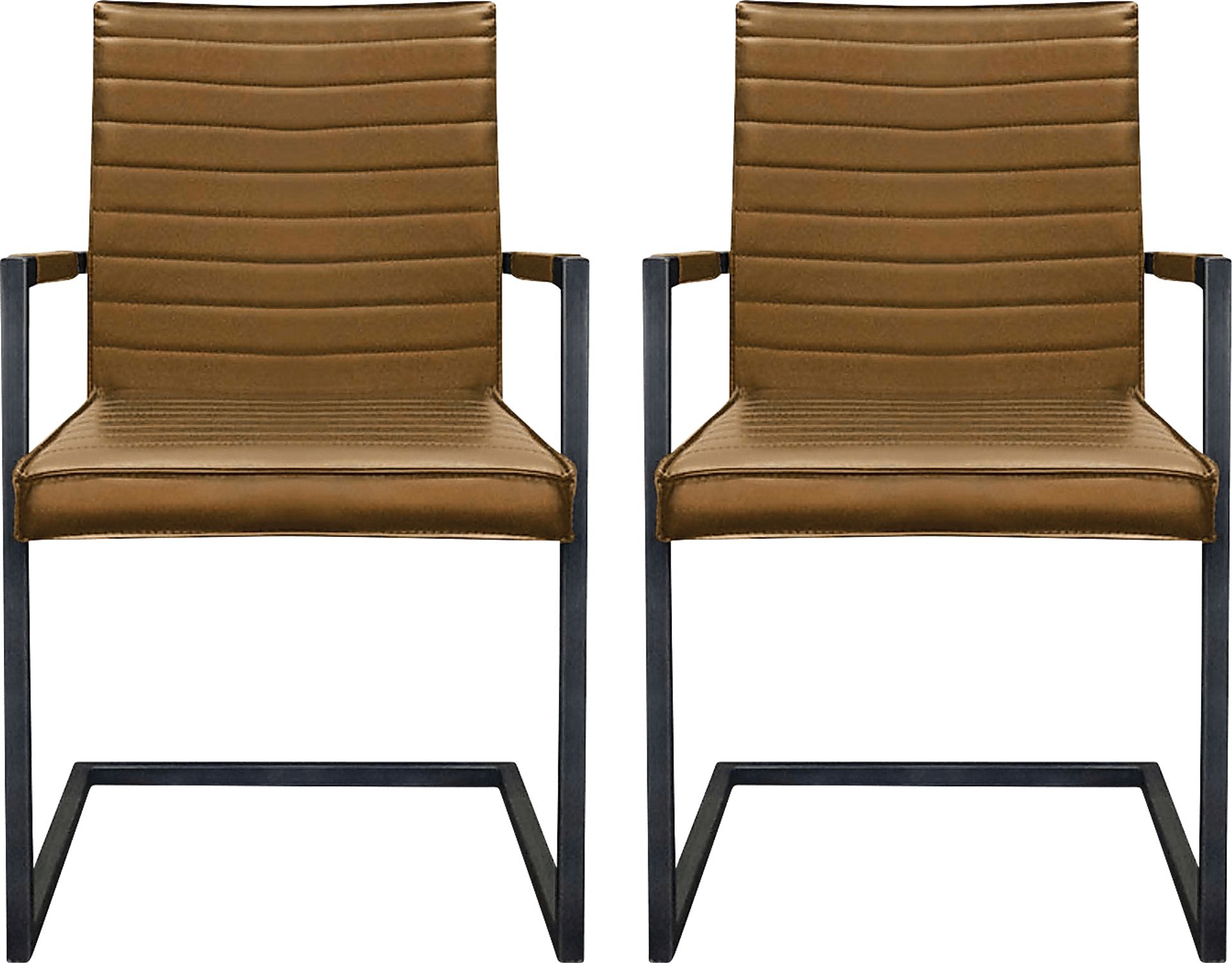 Crysda Brown Dining Chair, Set of 2 - Image 1
