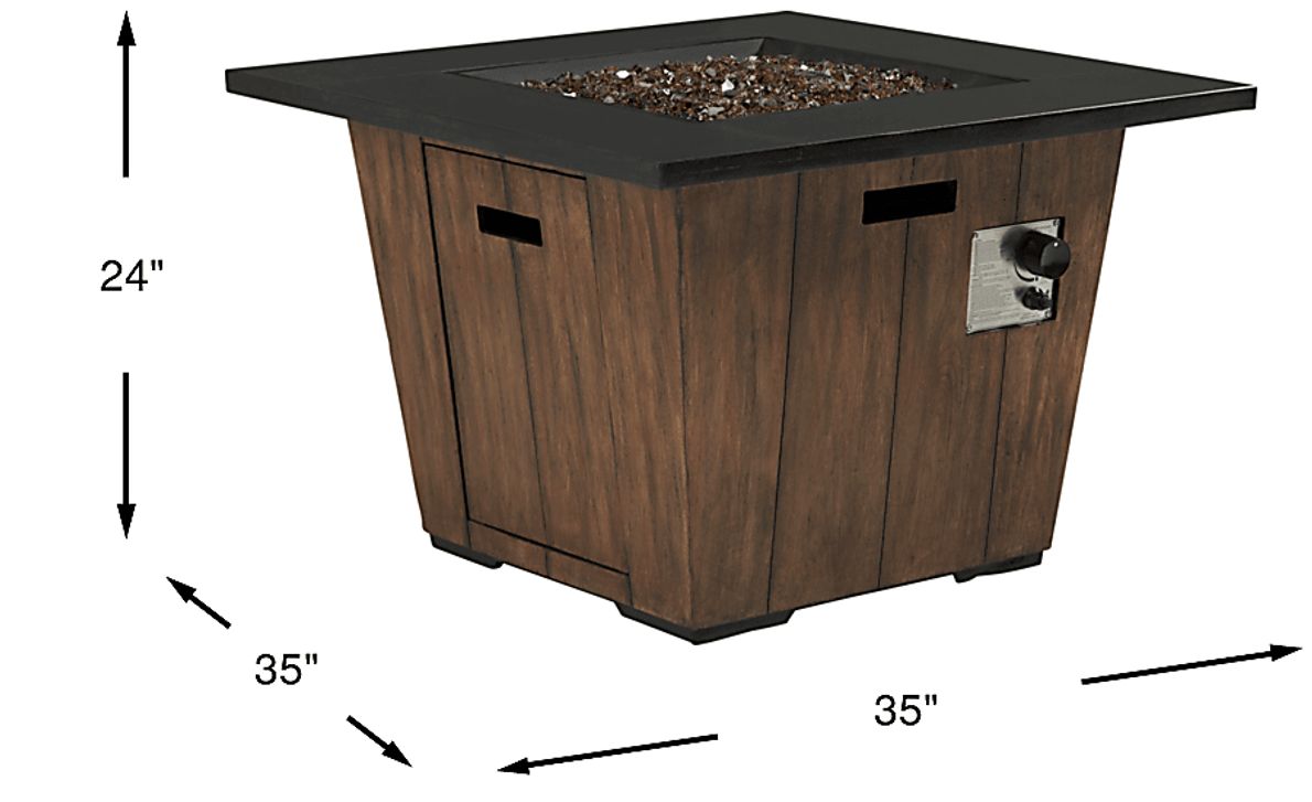 Crystal Cove Bronze Outdoor Fire Pit Rooms To Go