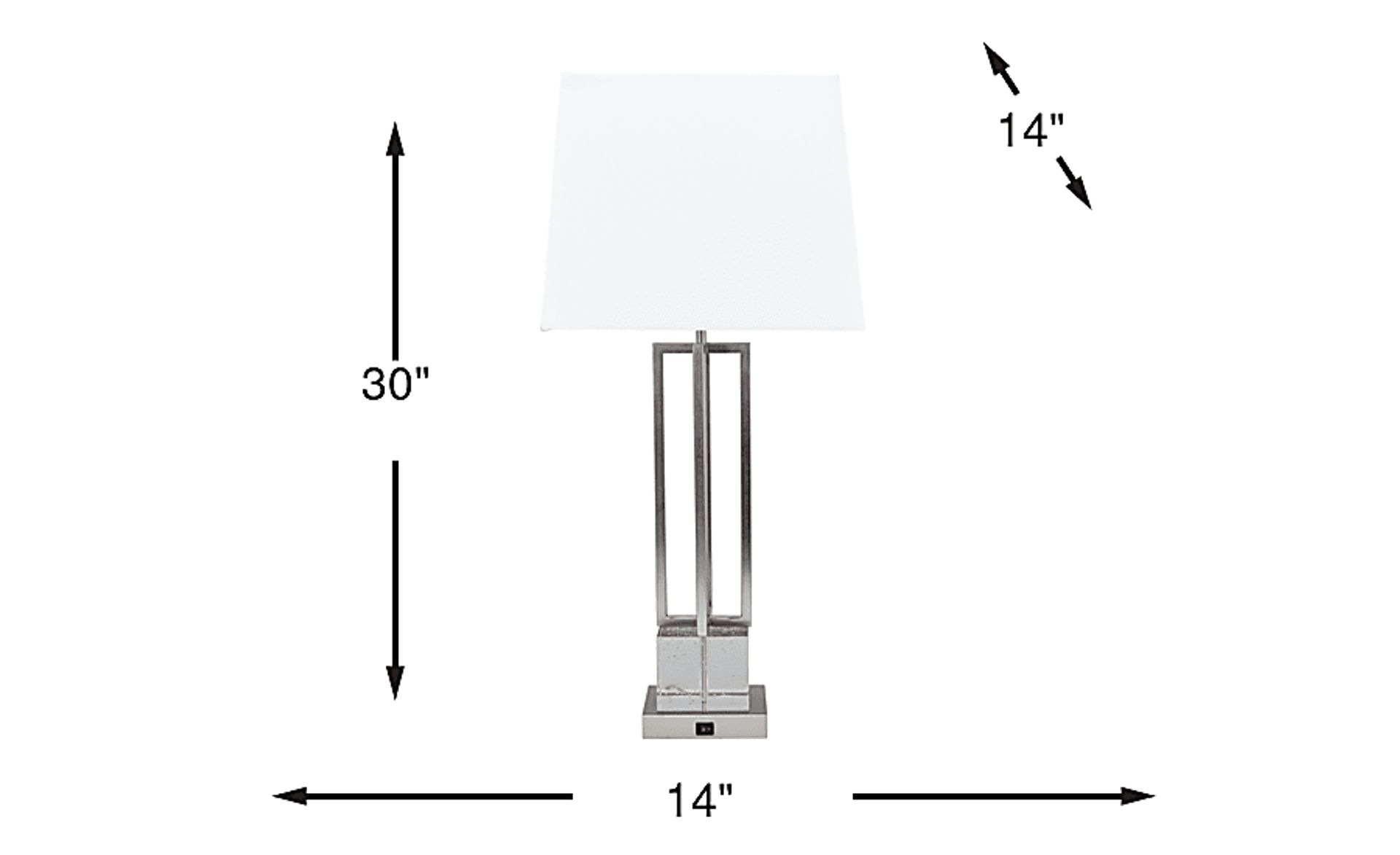Dimension Image. Please refer to the Dimension Tab on this page for dimension details.
