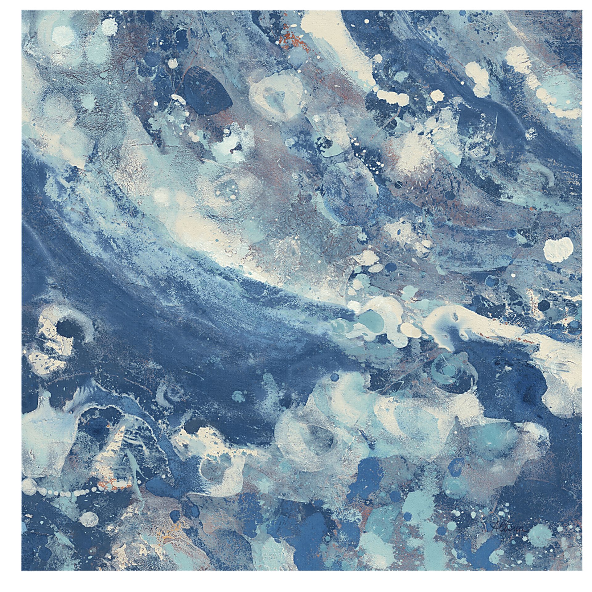 Crystal Sight Blue Artwork - Image 1