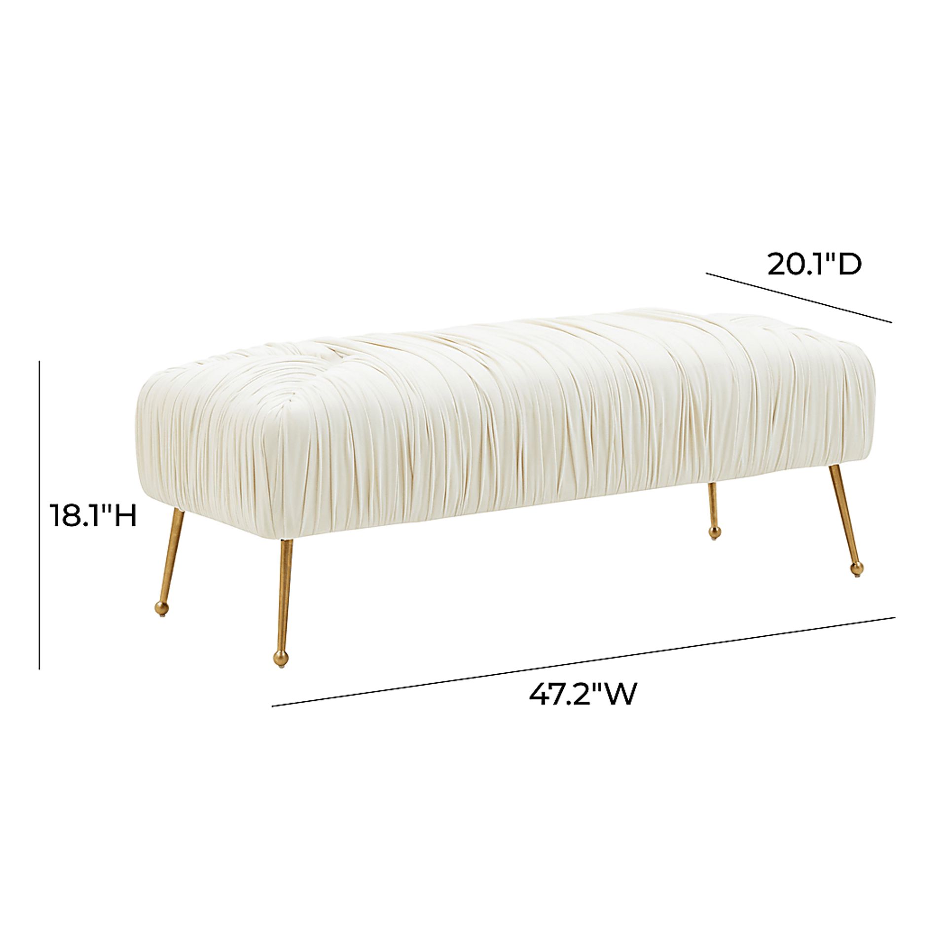 Crystaliesse Beige Bench - Image 6