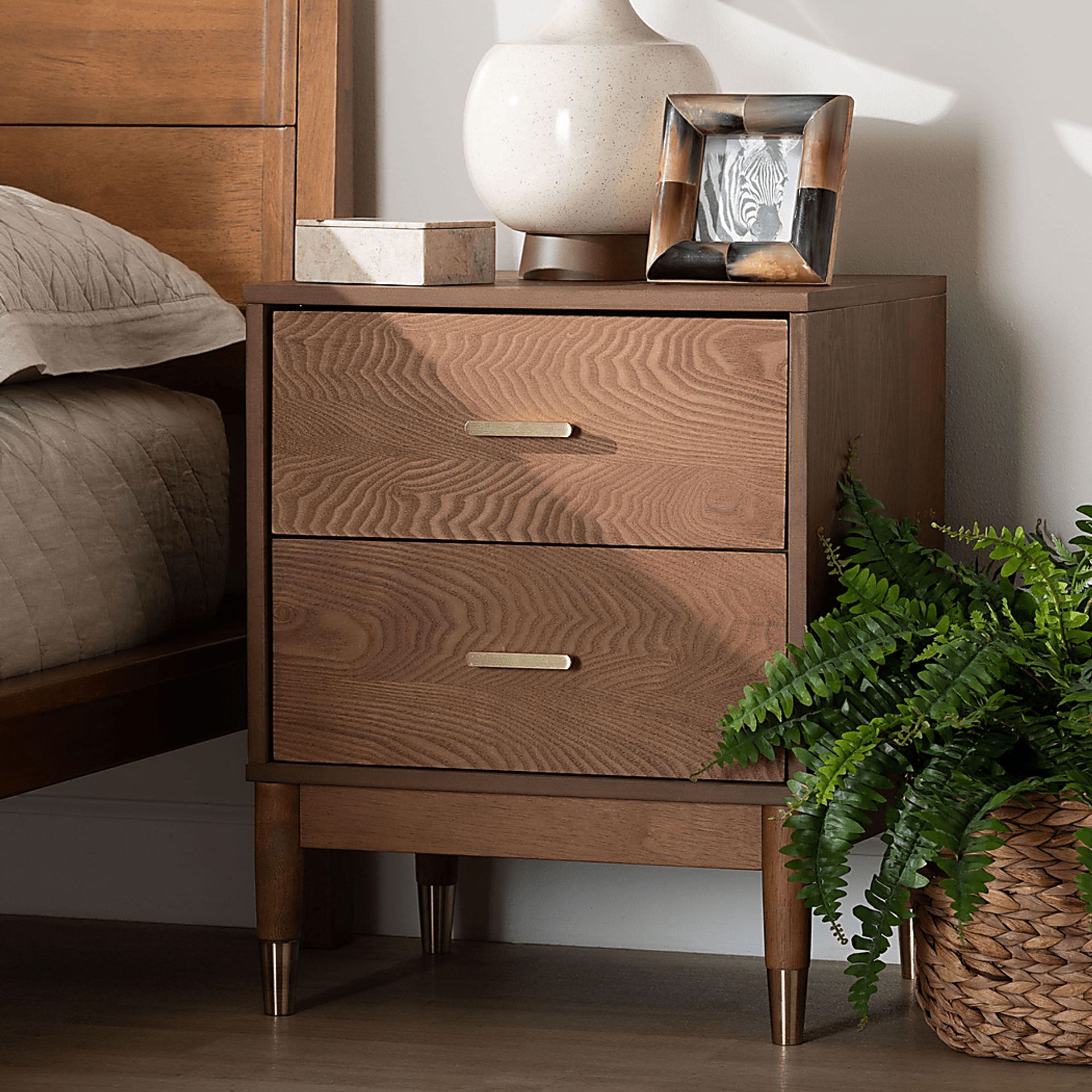 Crystalsys Brown Nightstand - Image 3