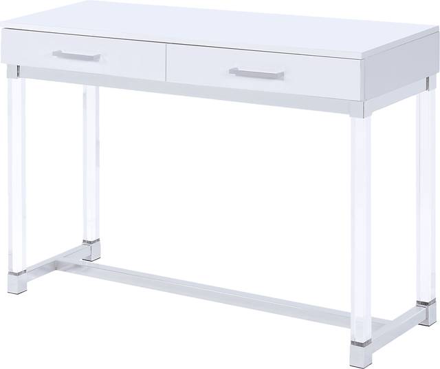 Crystalton White Desk - Thumbnail - Image 1
