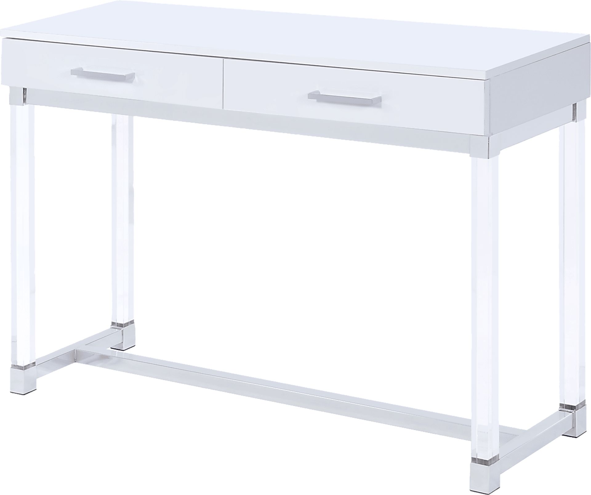 Crystalton White Desk - Image 1
