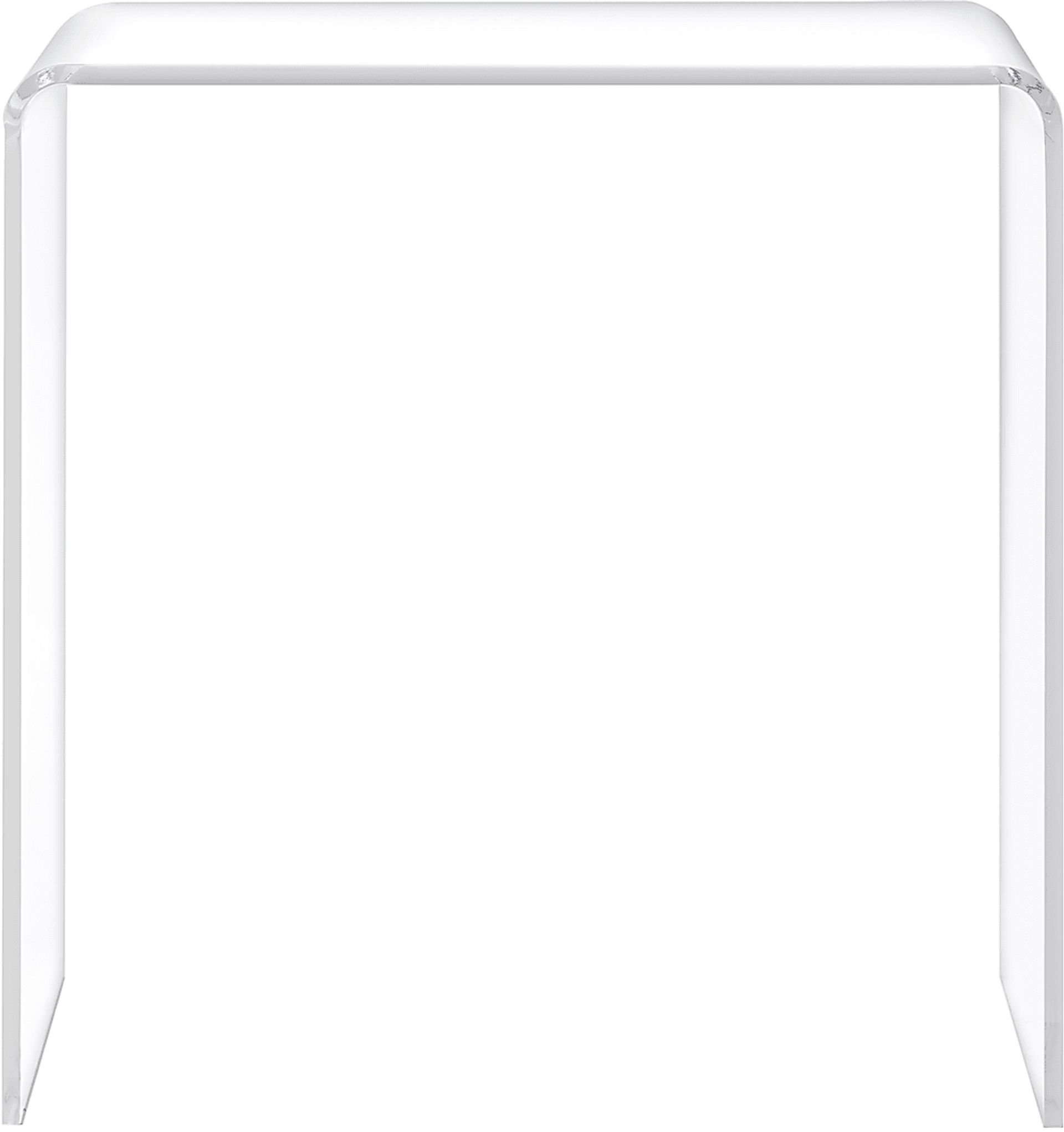 Crystalview Clear End Table - Image 2