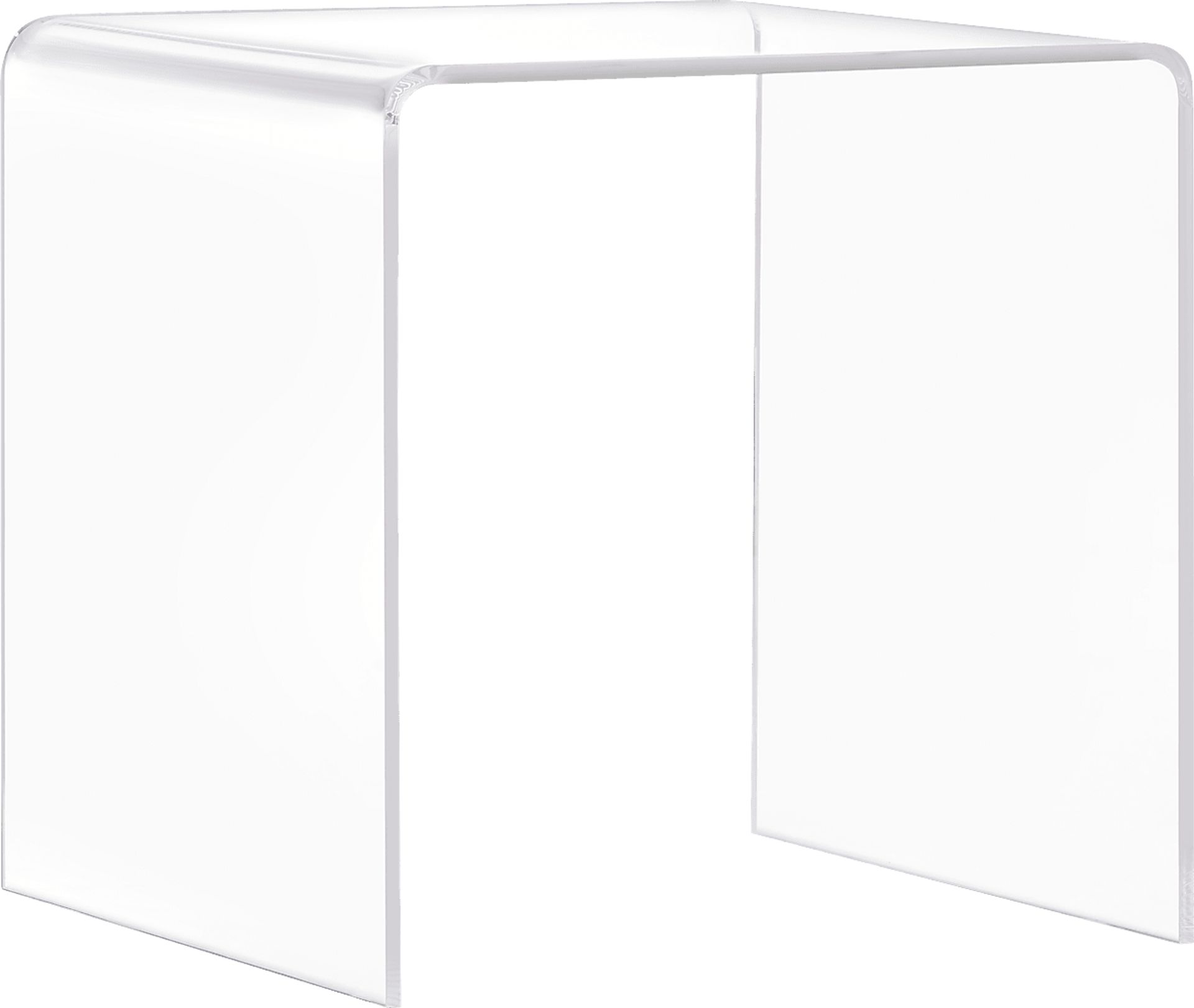 Crystalview Clear End Table - Image 1
