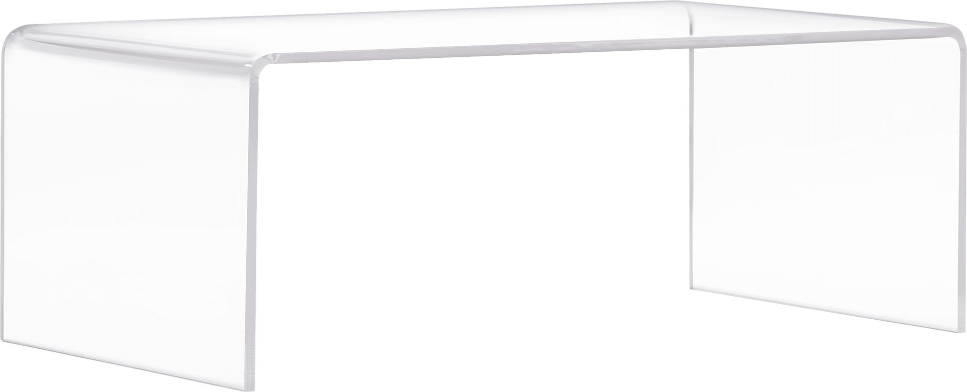 Crystalview Clear Small Cocktail Table - Image 1