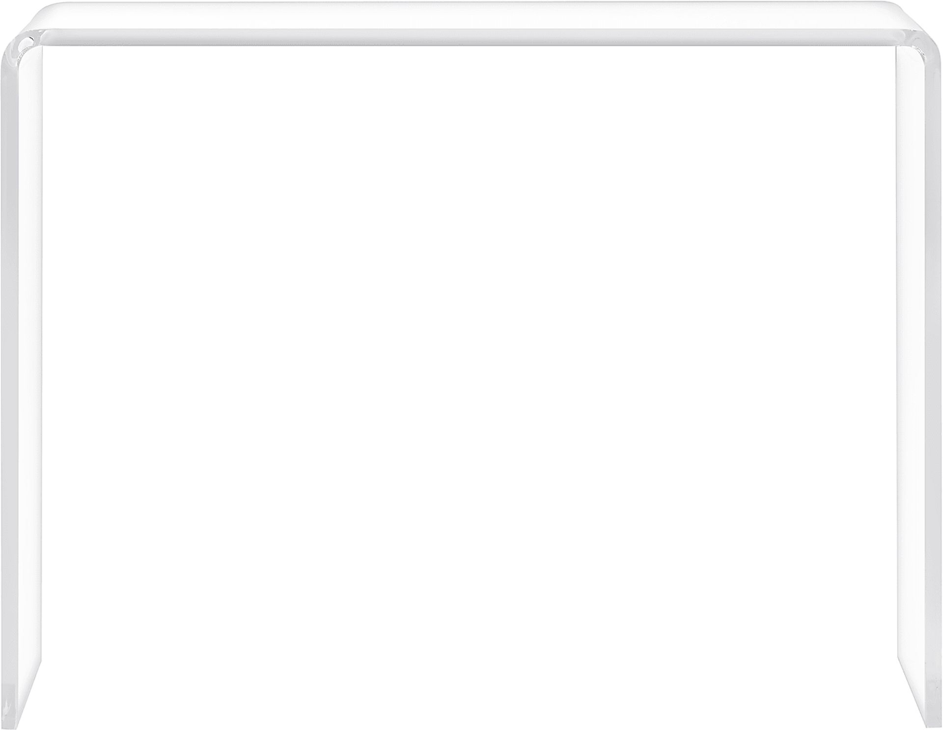 Crystalview Clear Sofa Table - Image 2