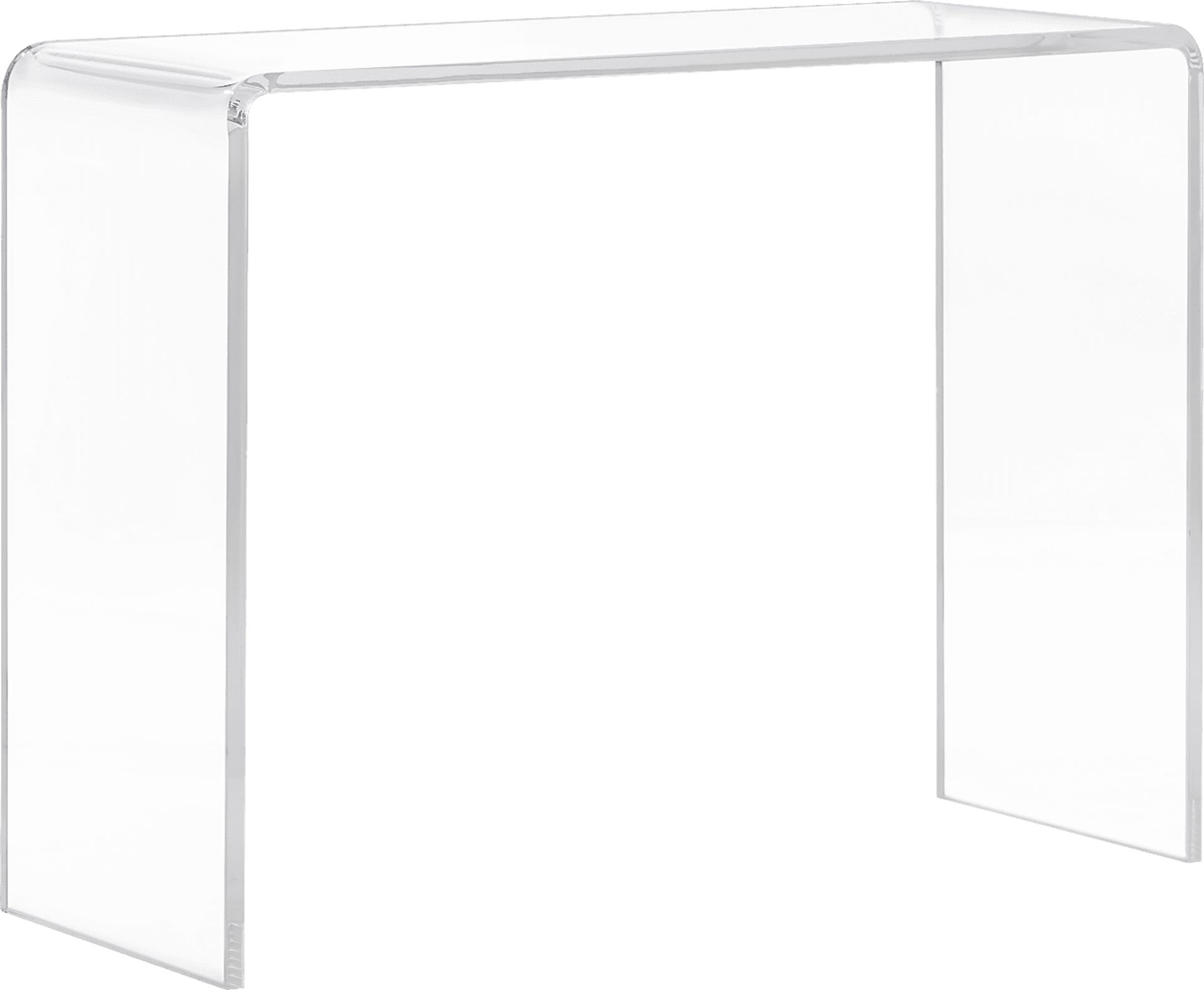 Crystalview Clear Sofa Table - Image 1