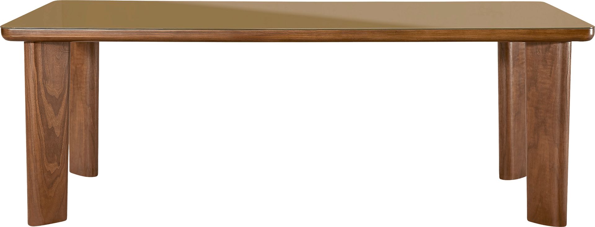 Crystalware Brown Rectangle Dining Table - Image 2