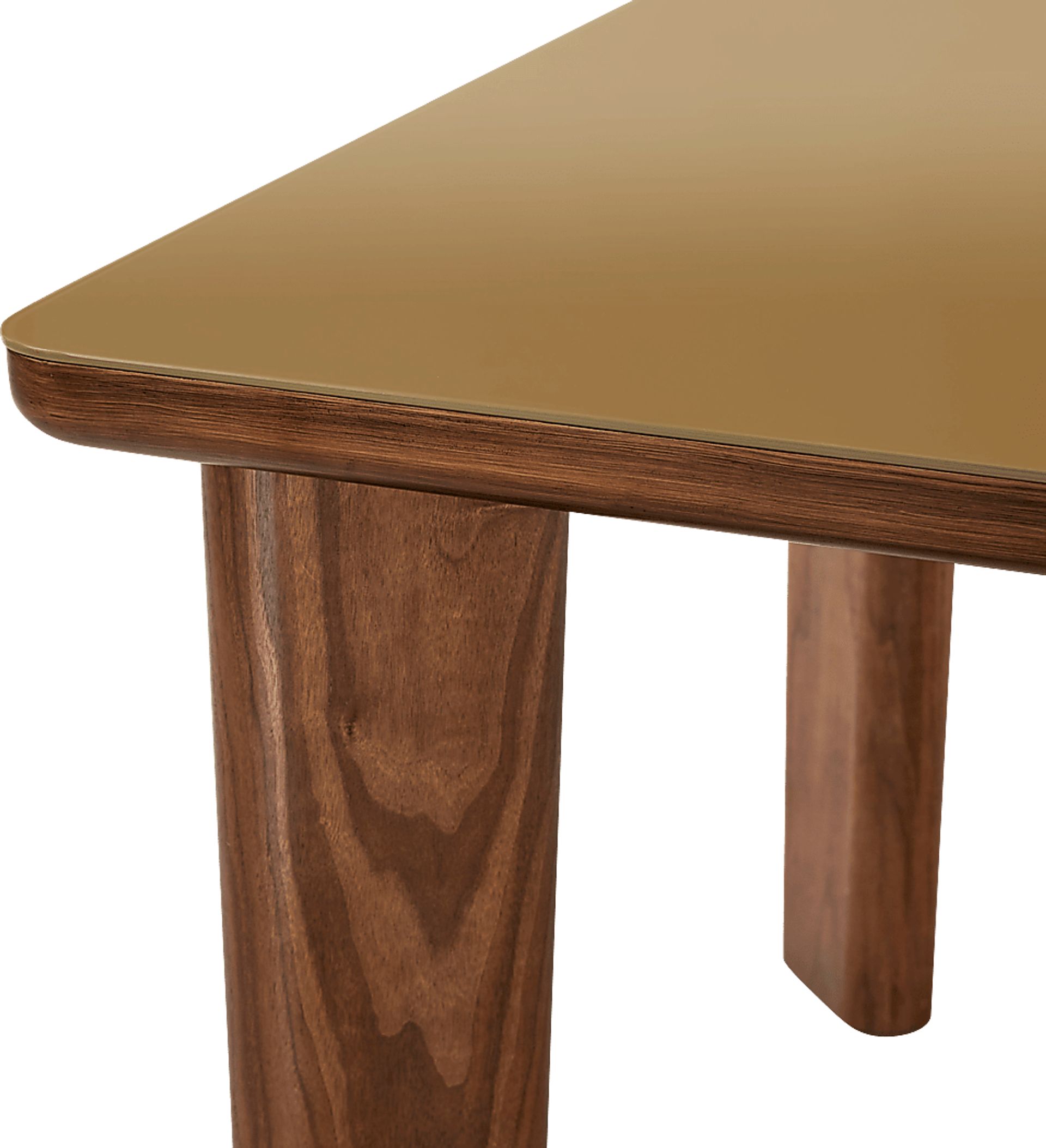 Crystalware Brown Rectangle Dining Table - Image 5