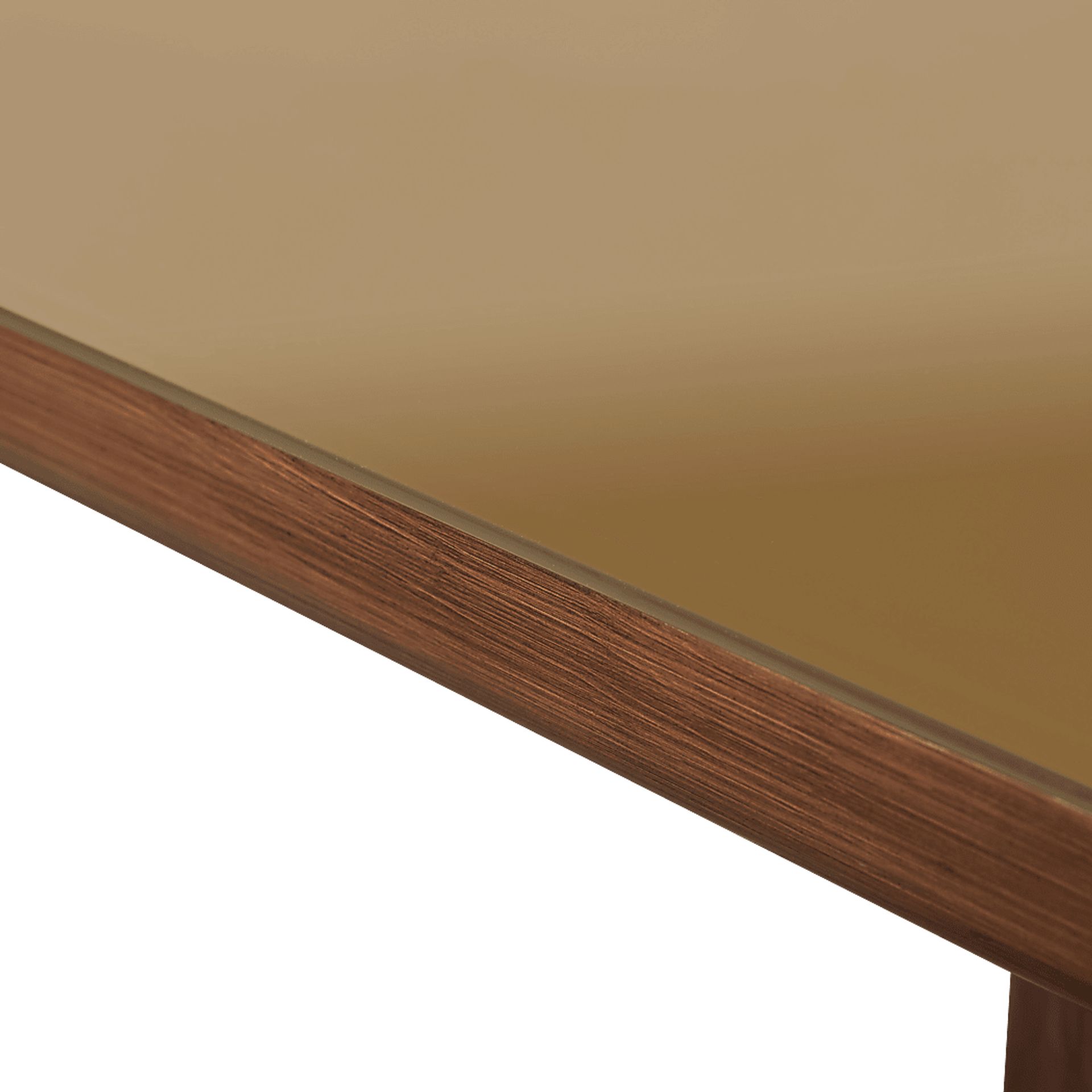 Crystalware Brown Rectangle Dining Table - Image 6