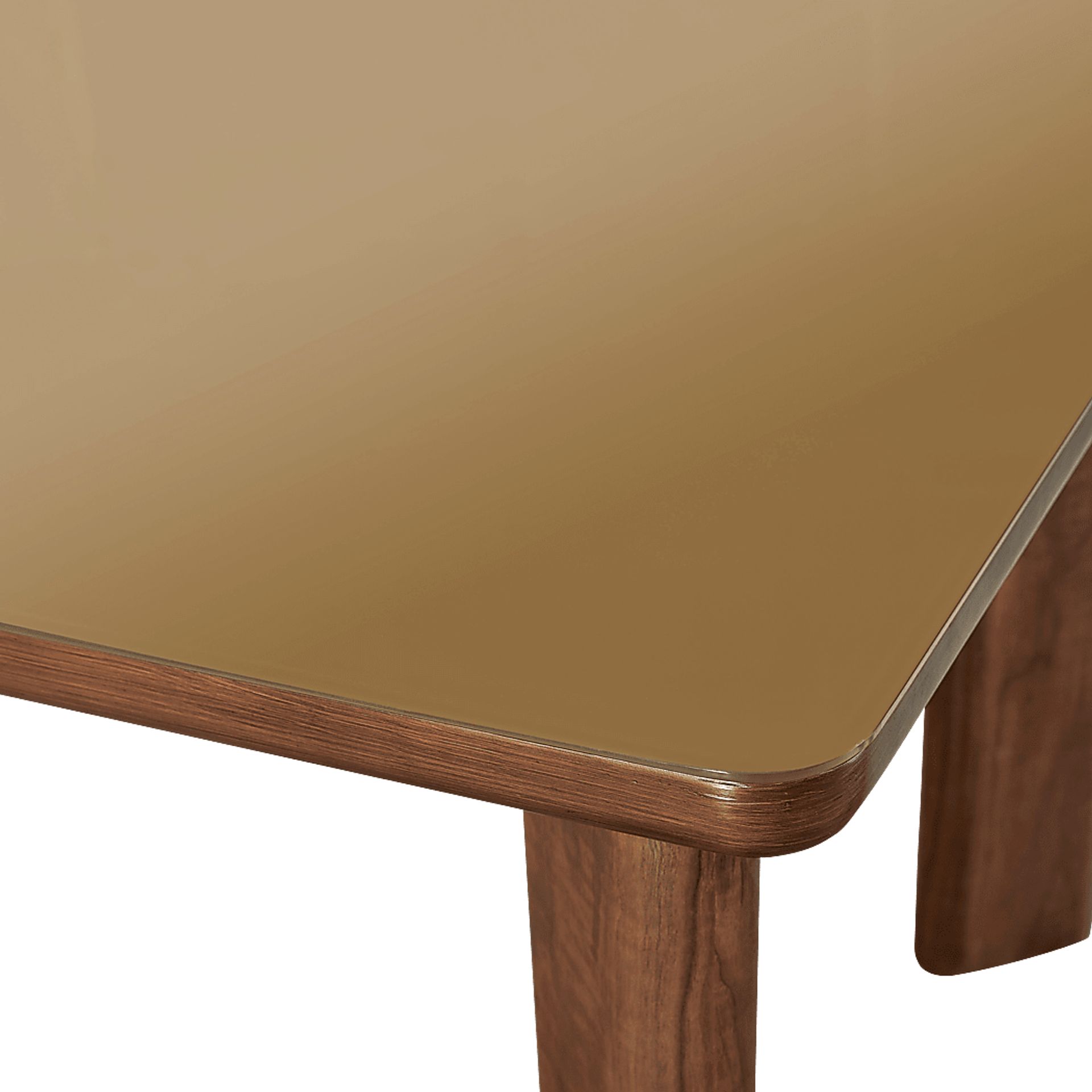 Crystalware Brown Rectangle Dining Table - Image 7