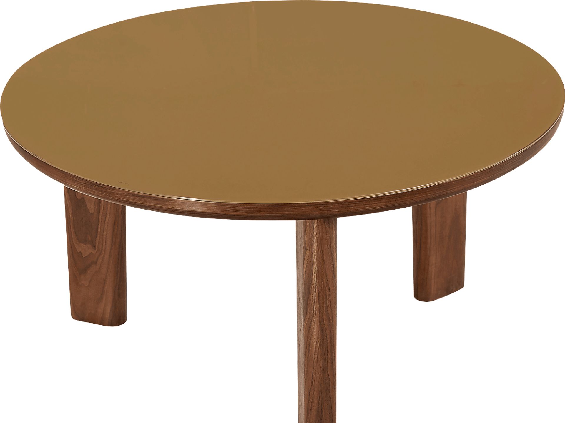 Crystalware Brown Round Dining Table - Image 2