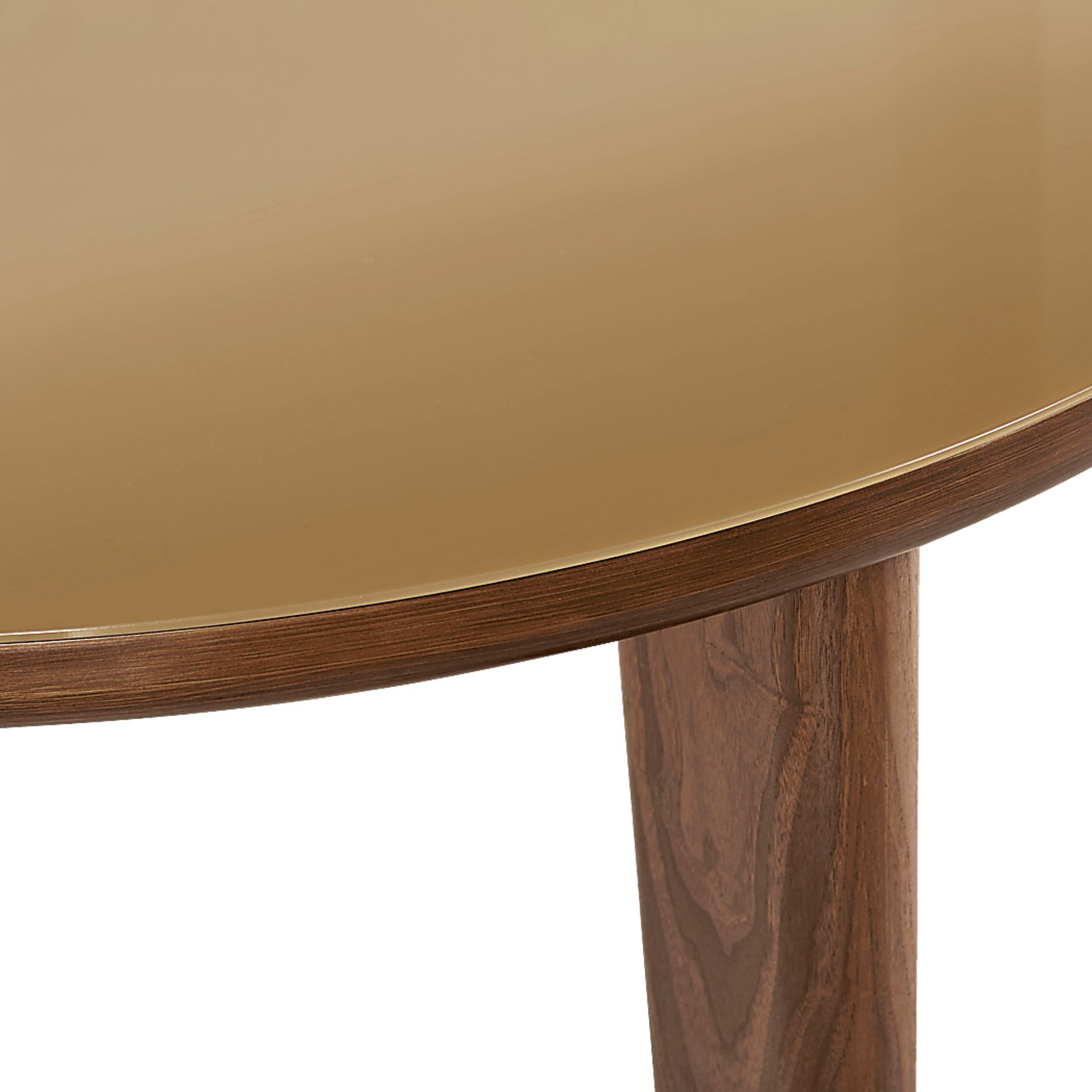 Crystalware Brown Round Dining Table - Image 3