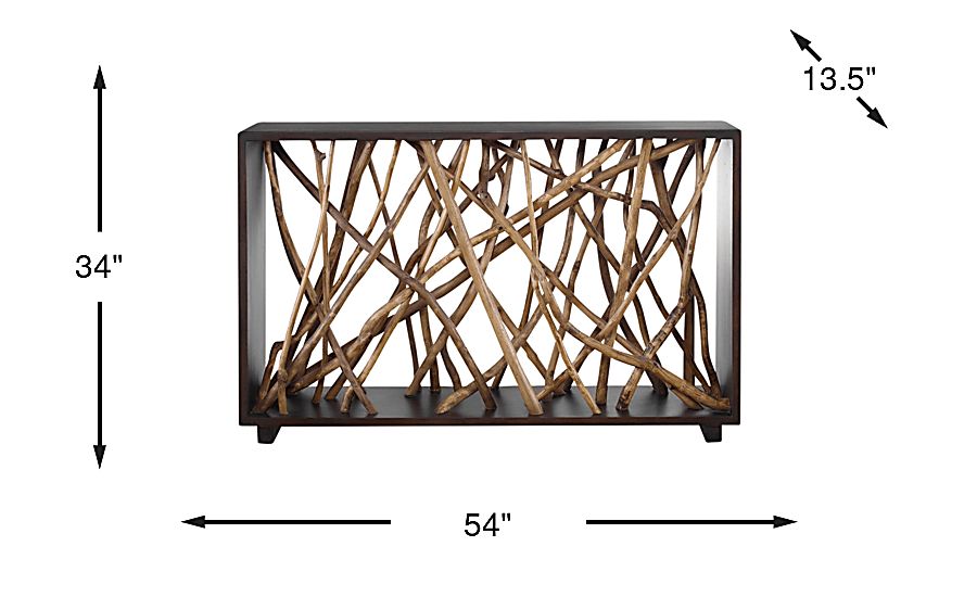 Cuambo Walnut Console - Thumbnail 2