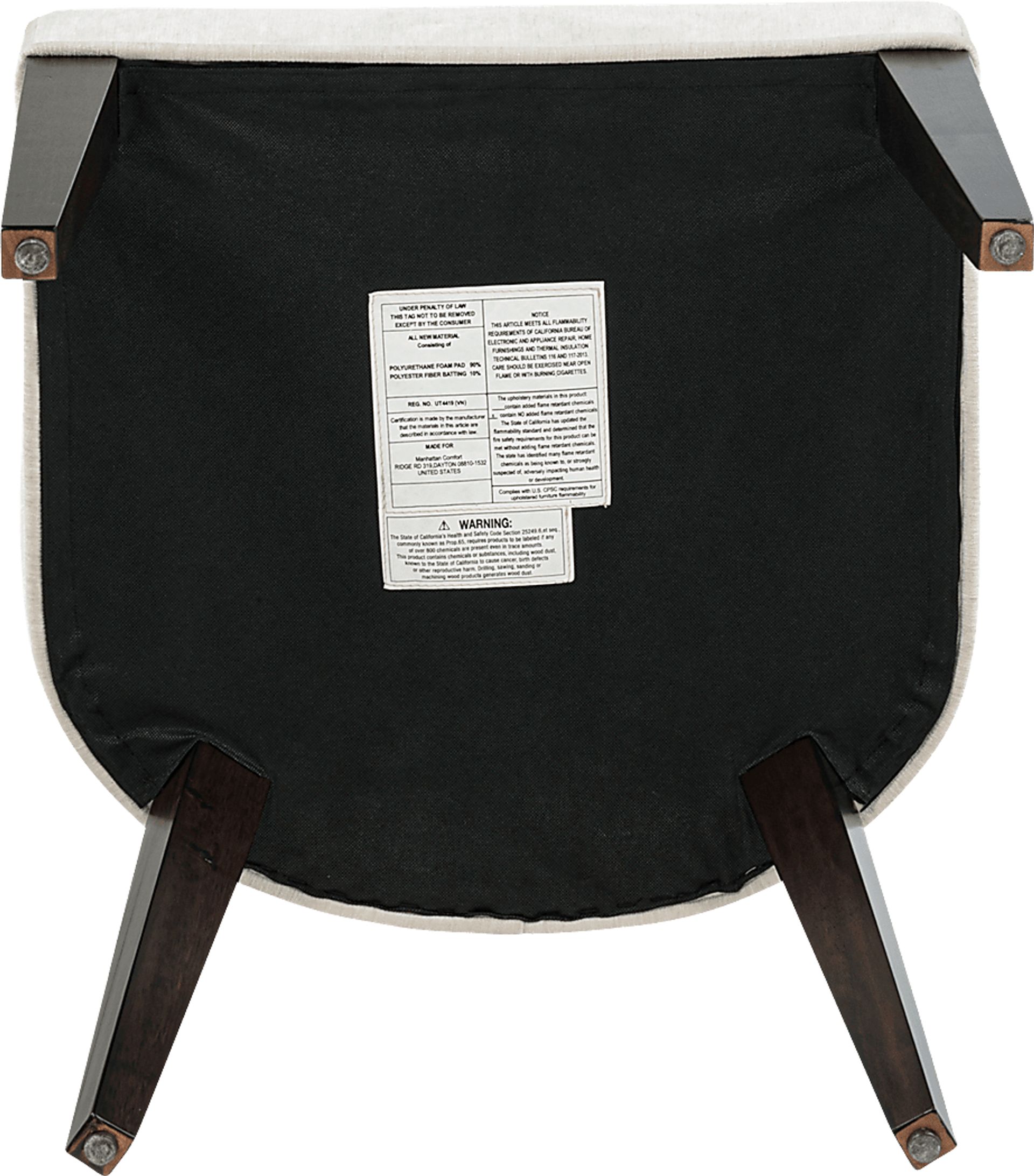 Cubecast Cream Dining Chair, Set of 2 - Image 5