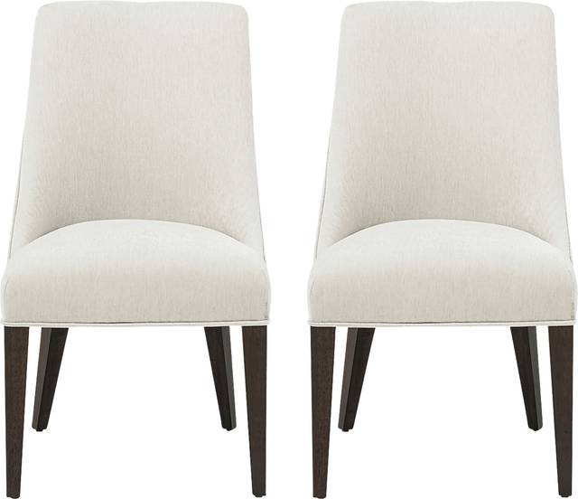 Cubecast Cream Dining Chair, Set of 2 - Thumbnail - Image 1