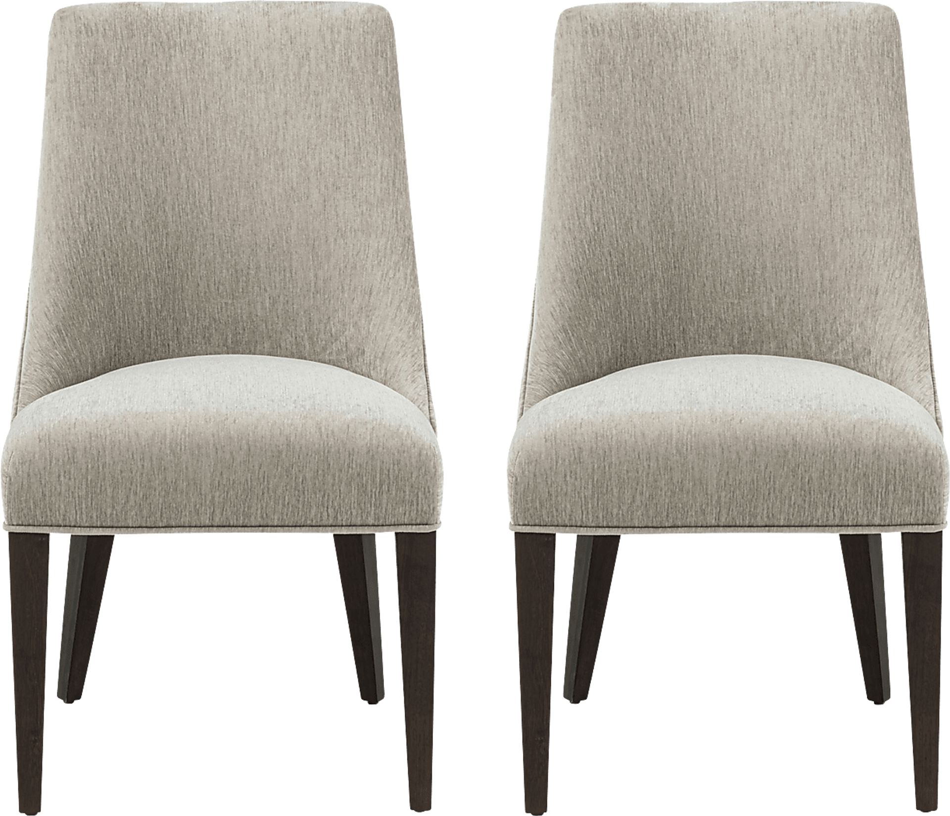 Cubecast Taupe Dining Chair, Set of 2 - Image 1