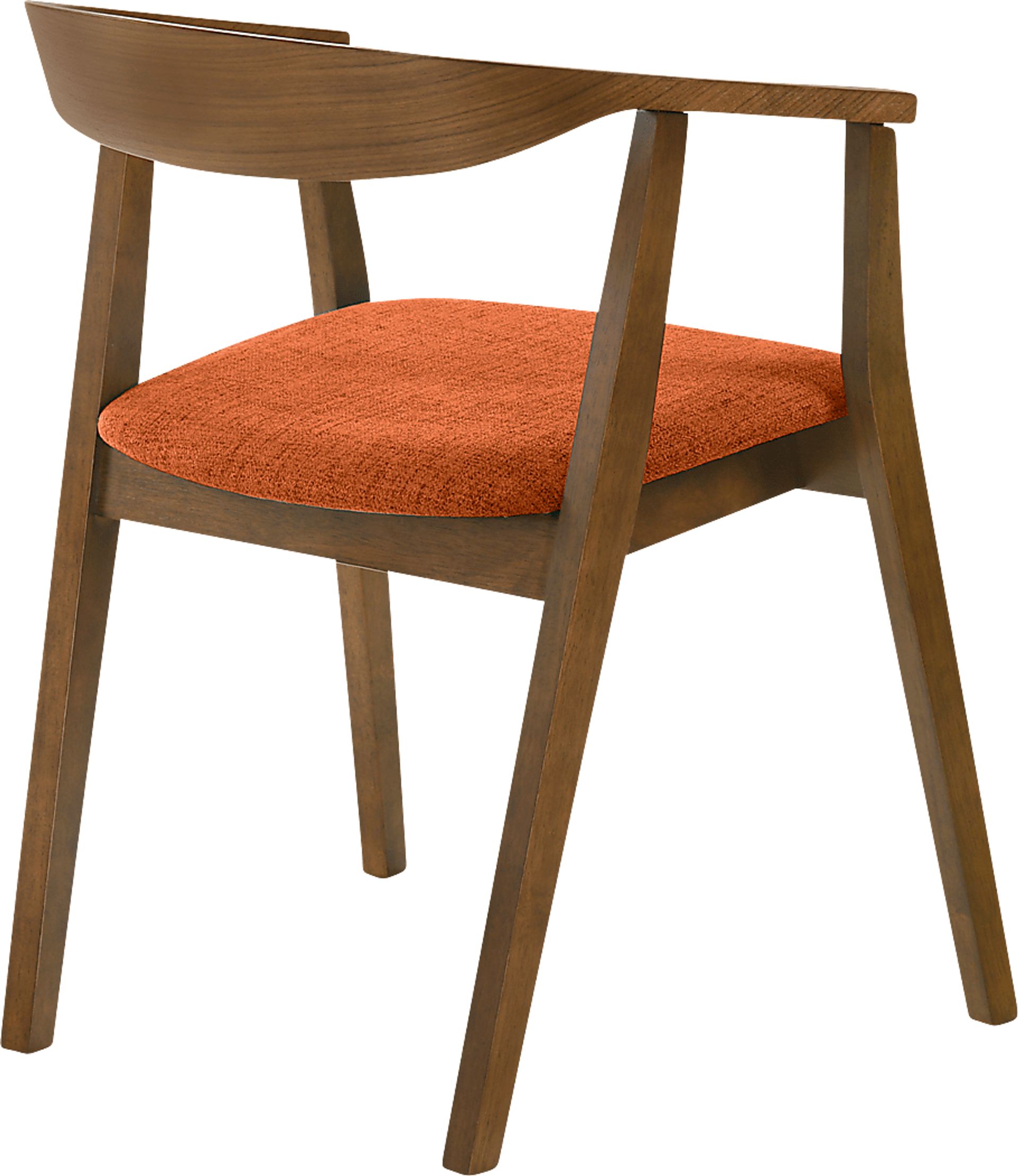 Cubewater Orange Arm Chair, Set of 2 - Image 4