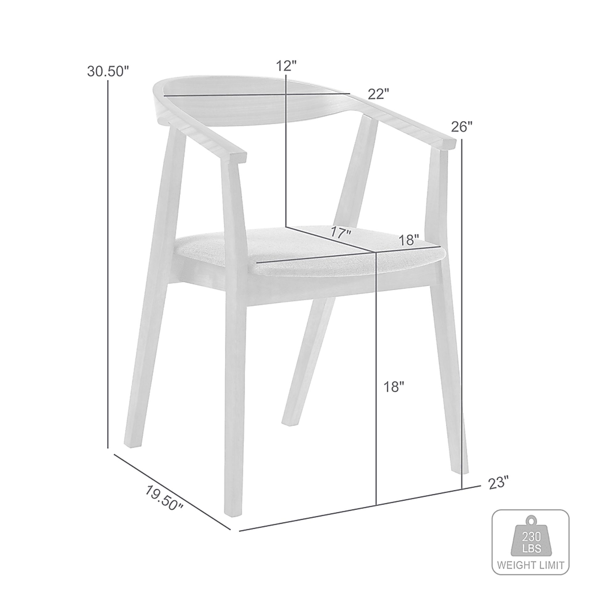 Cubewater Orange Arm Chair, Set of 2 - Image 8