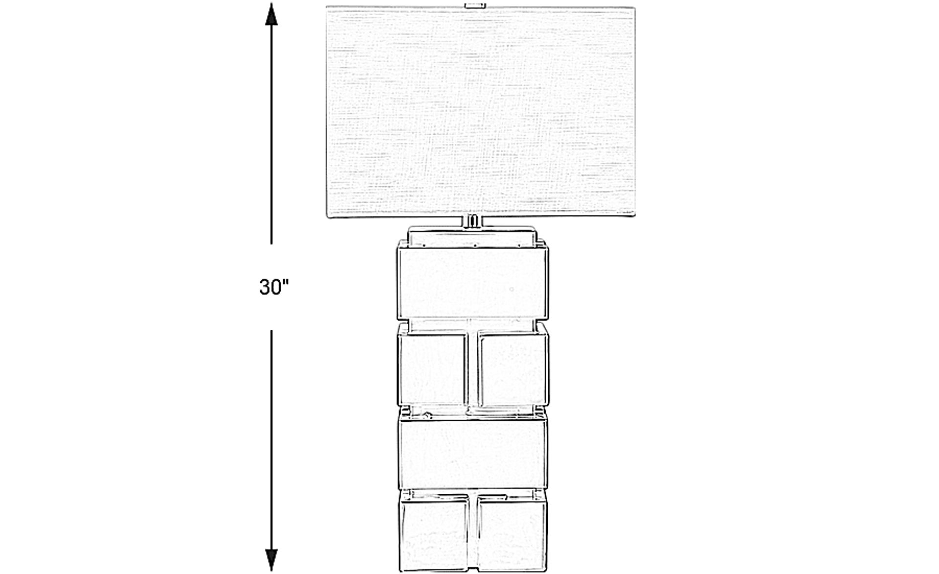 Dimension Image. Please refer to the Dimension Tab on this page for dimension details.