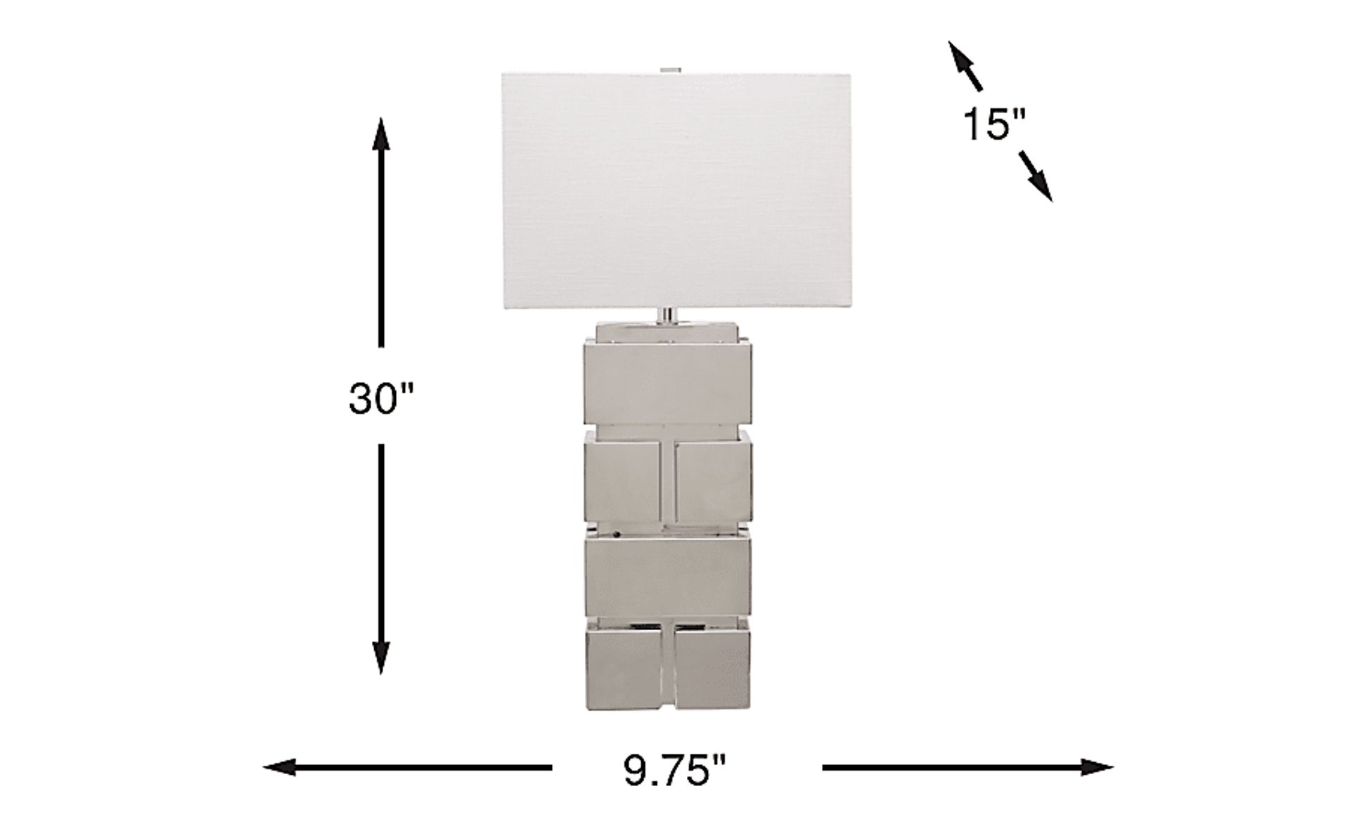 Dimension Image. Please refer to the Dimension Tab on this page for dimension details.