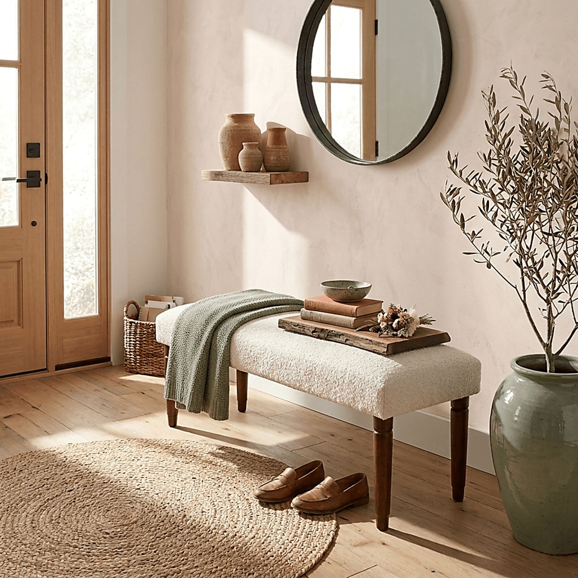 Cudgeo White Bench - Image 2