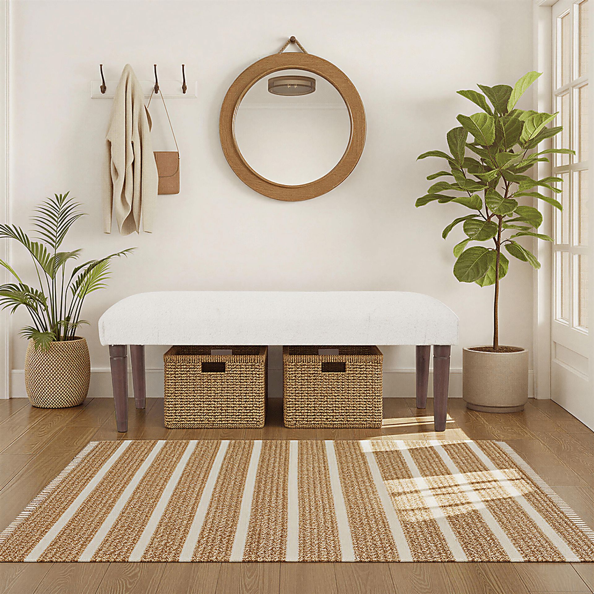 Cudgeo White Bench - Image 3