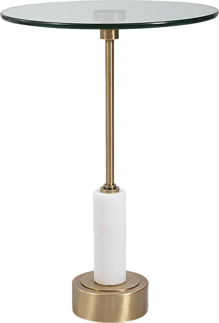 Culverstone Brass Accent Table
