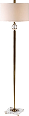Cumberland Brass Floor Lamp