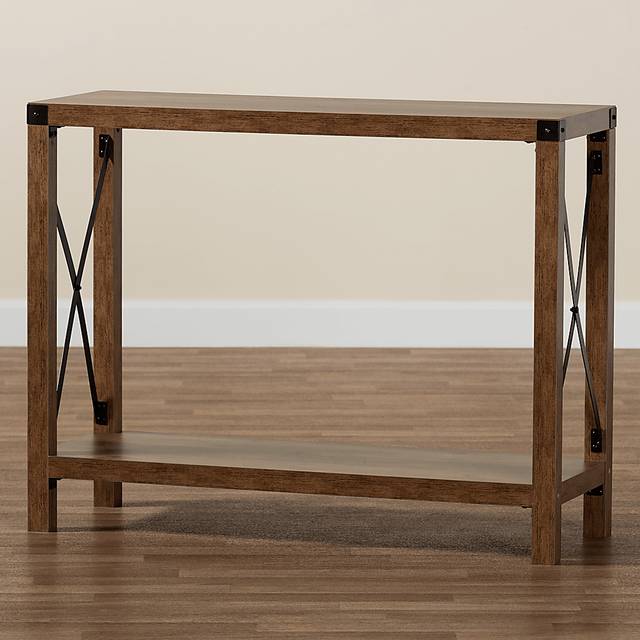 Cunha Brown Sofa Table - Thumbnail - Image 3