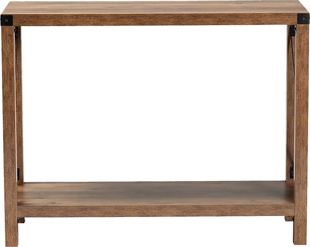 Cunha Brown Sofa Table - Thumbnail - Image 4
