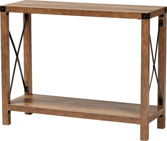 Cunha Brown Sofa Table - Thumbnail - Image 1