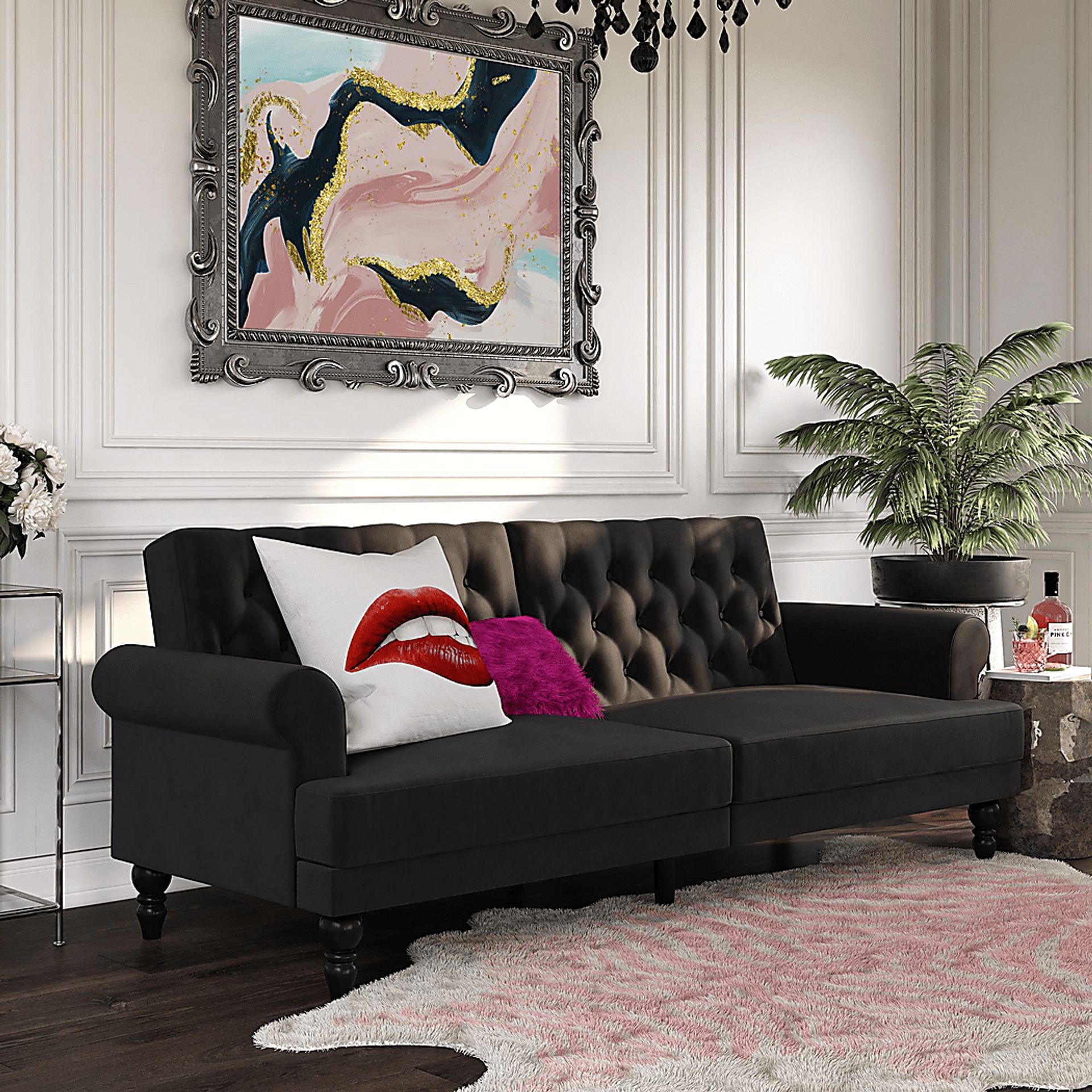 Curritock Black Futon - Image 15