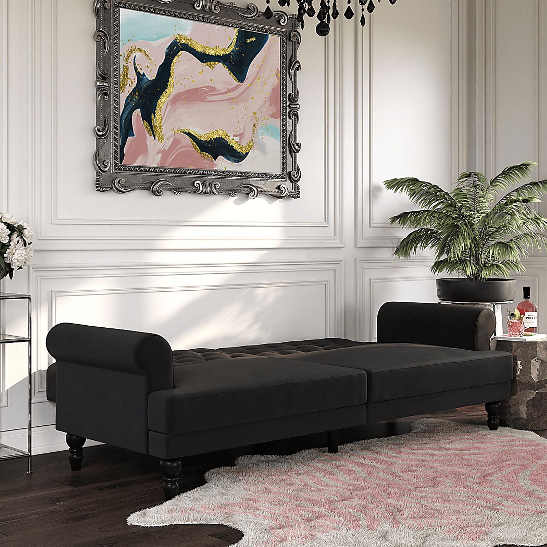 Curritock Black Futon - Image 16
