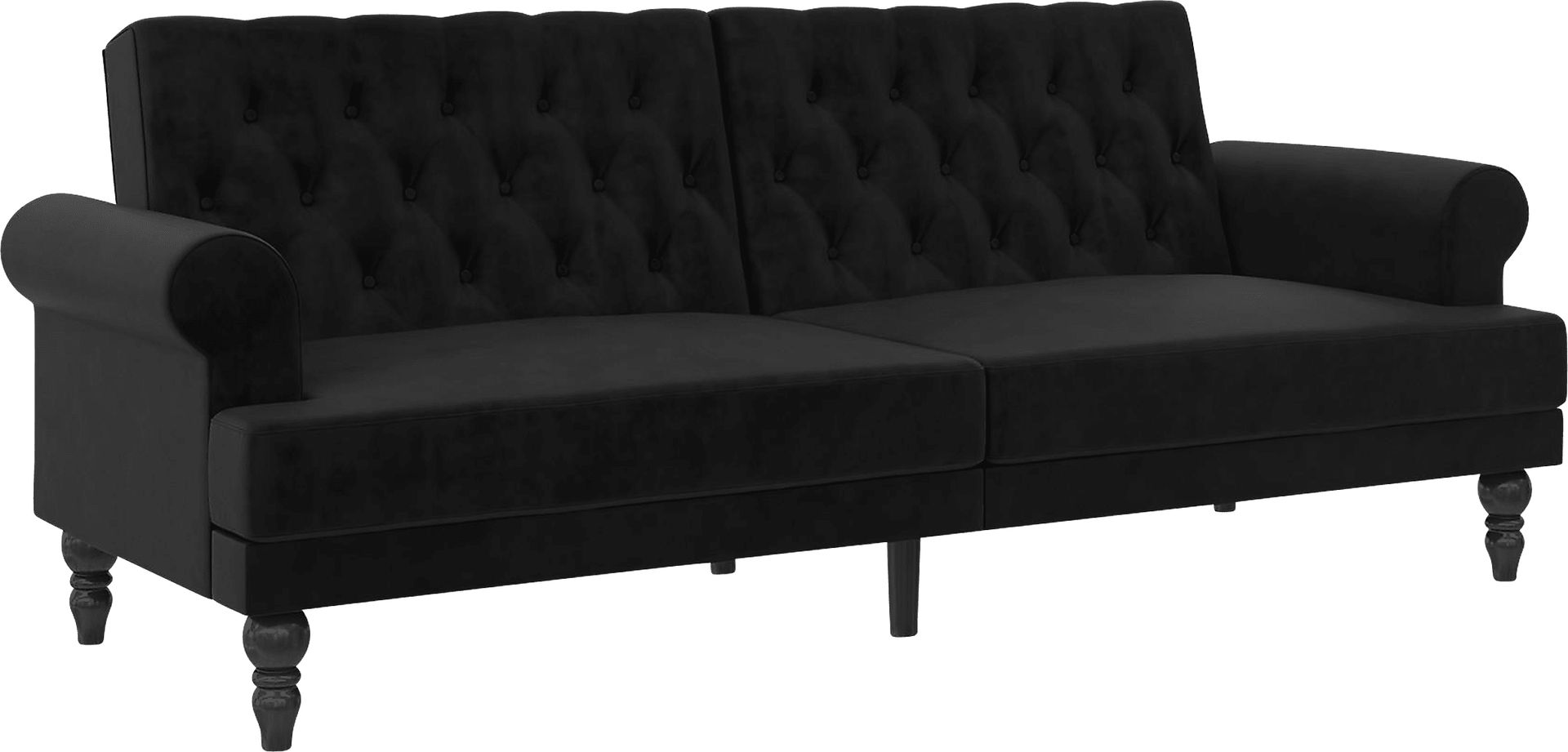 Curritock Black Futon - Image 1