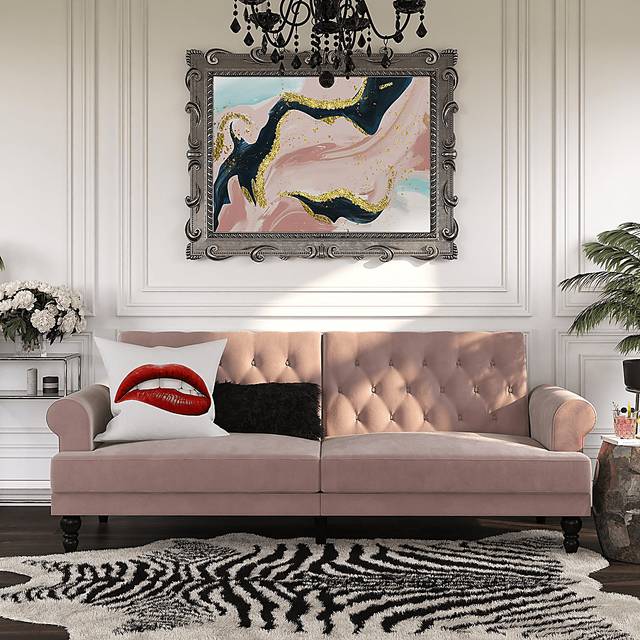 Curritock Blush Futon - Thumbnail - Image 2