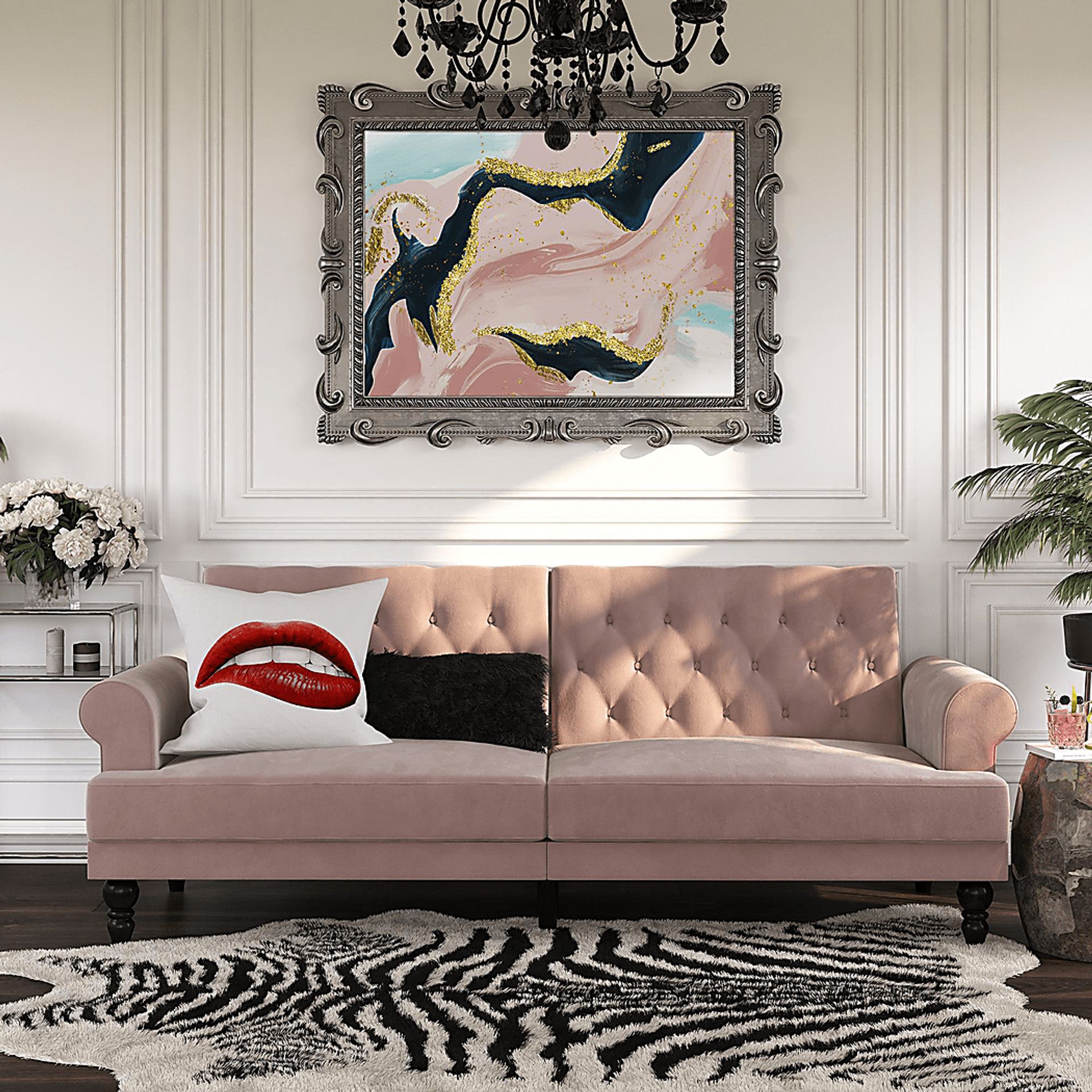 Curritock Blush Futon - Image 2