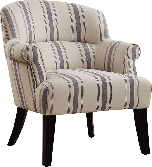 Curtis Beige Accent Chair - Thumbnail - Image 1