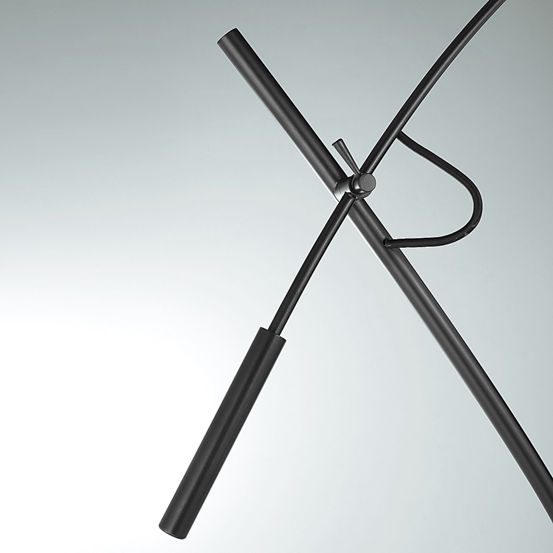 Curtner Court Black Floor Lamp - Image 2