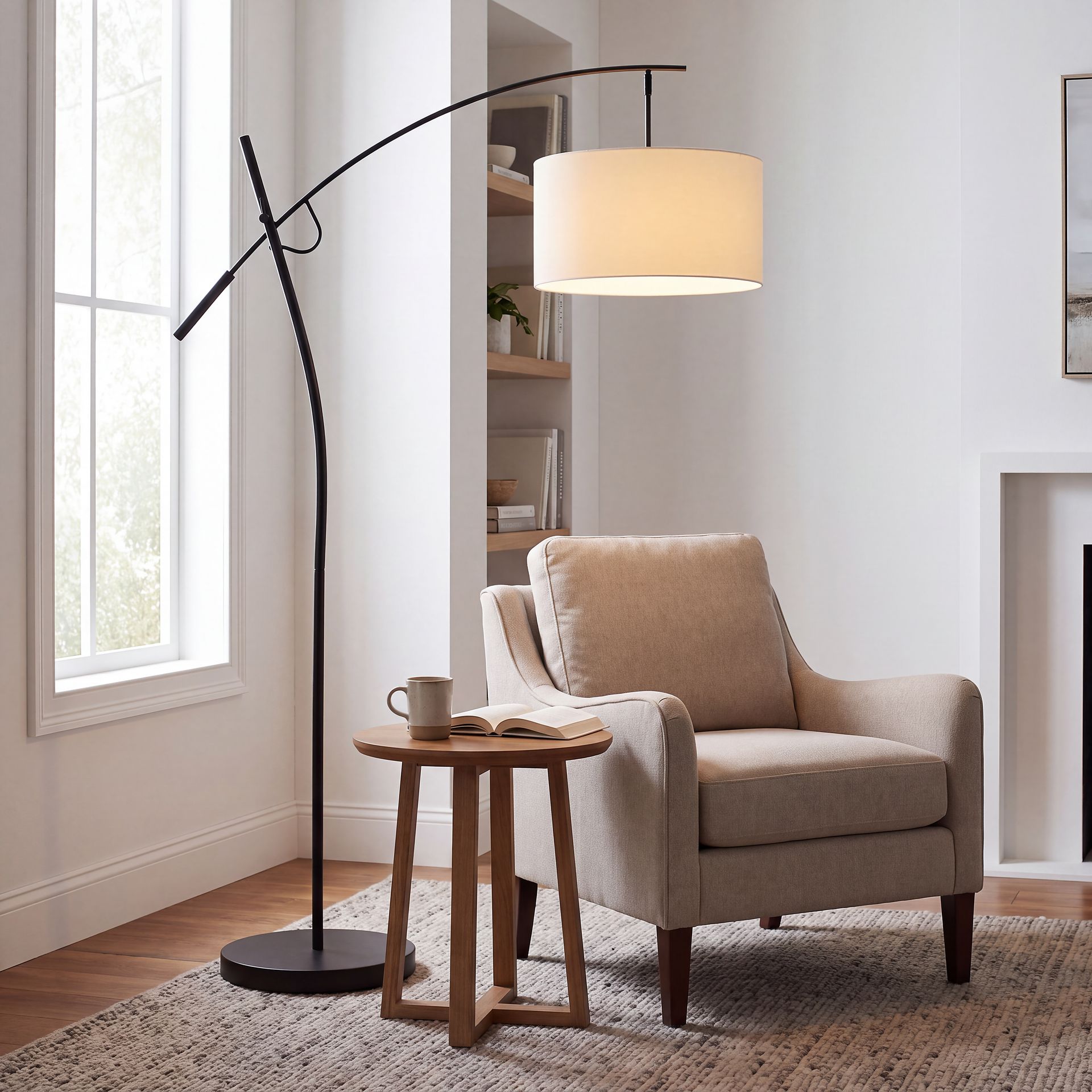 Curtner Court Black Floor Lamp - Image 5