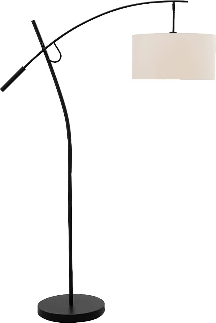Curtner Court Black Floor Lamp