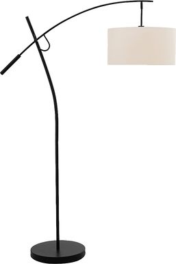 Curtner Court Black Floor Lamp