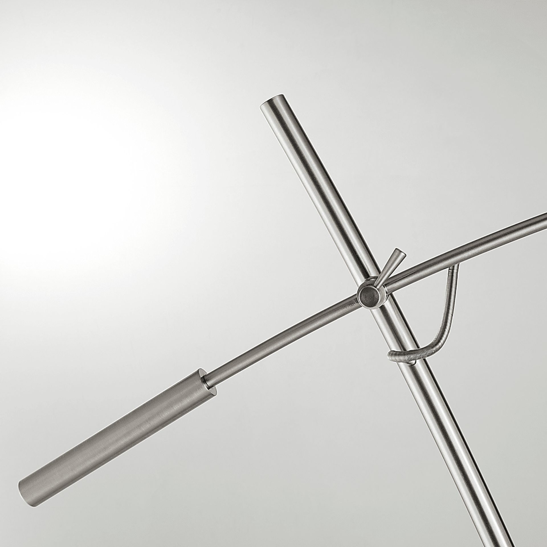 Curtner Court Nickel Floor Lamp - Image 2