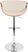 Curvo Cream Barstool