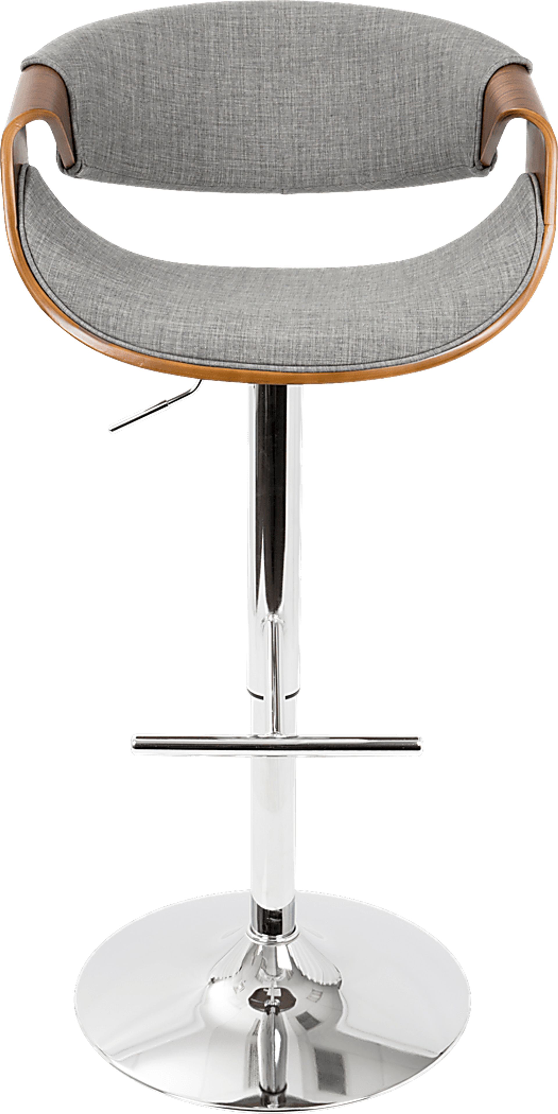 Curvo Gray Barstool - Image 3