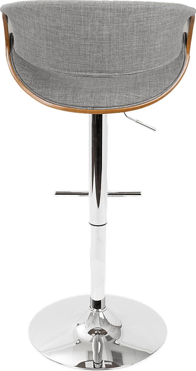 Curvo Gray Barstool - Thumbnail - Image 4