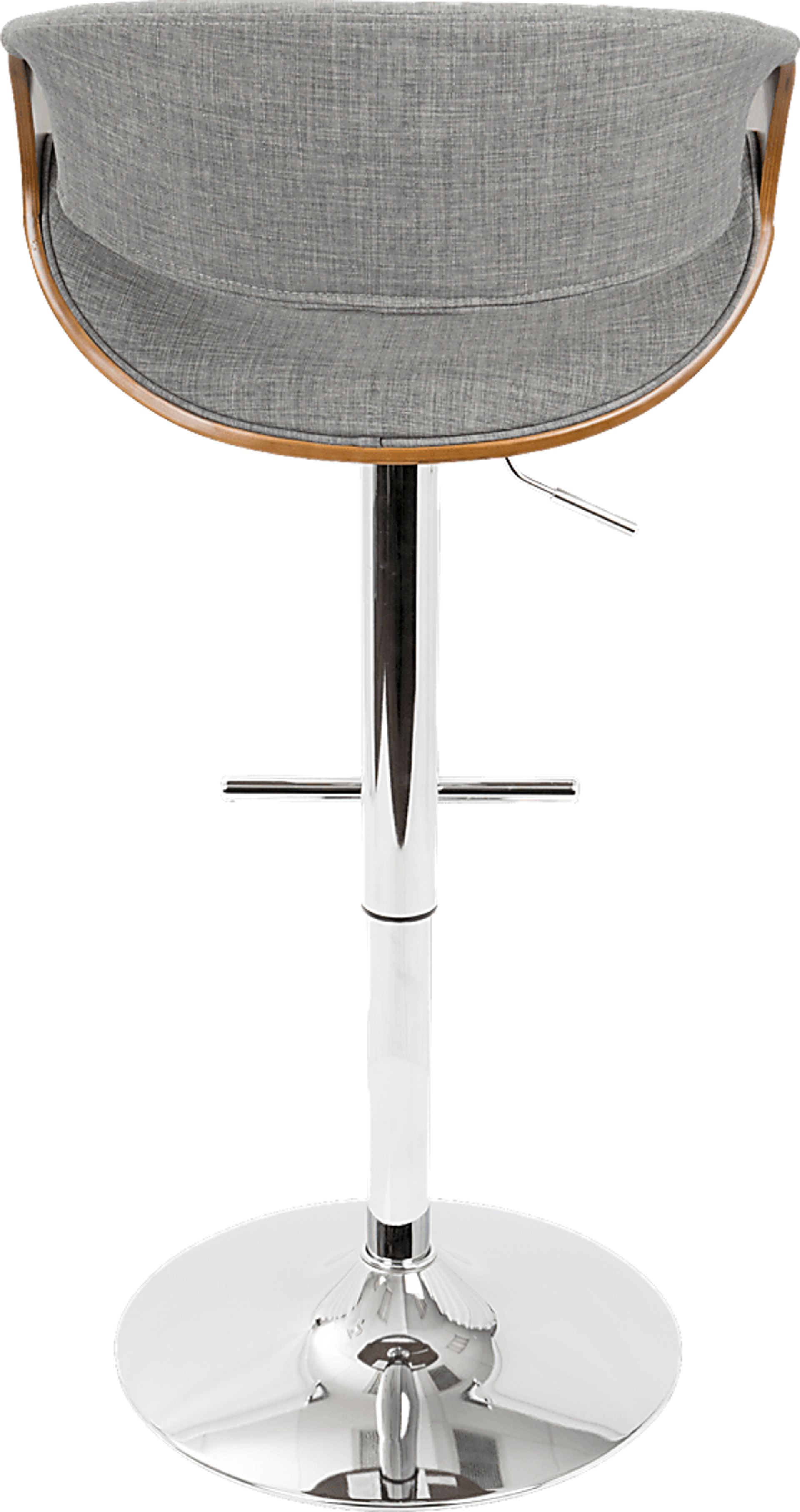 Curvo Gray Barstool - Image 4