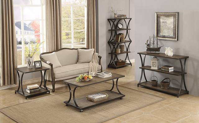Curvy Lane Brown End Table - Thumbnail - Image 4